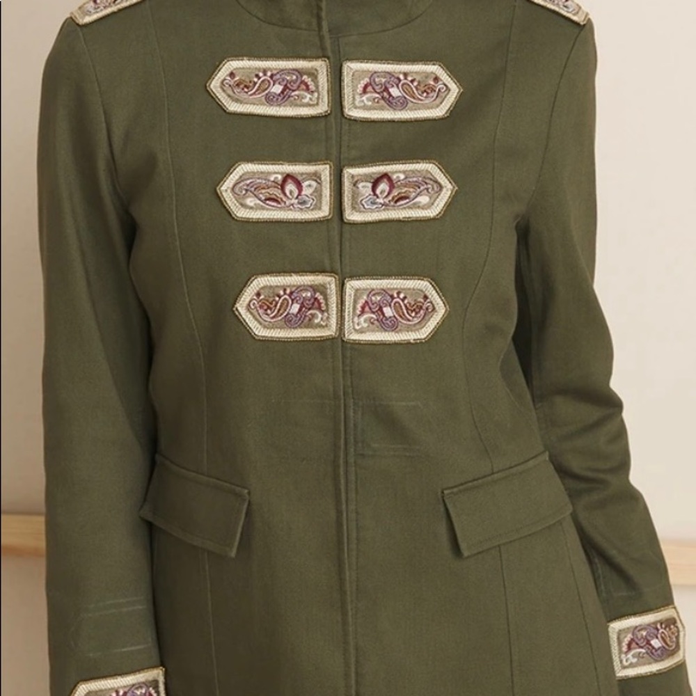 Beaded and embellished band jacket. Sz. XL